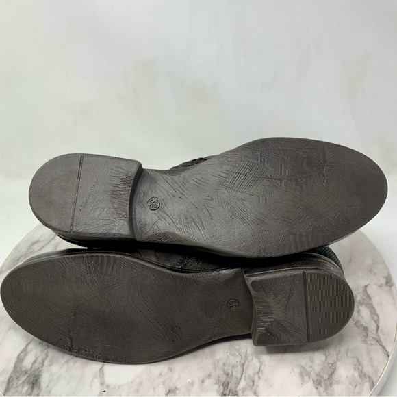 NWOT Miz Mooz Scarborough Multi Strap Olive/Brown Booties 39 Wide Moto Edgy Boho - Picture 8 of 16